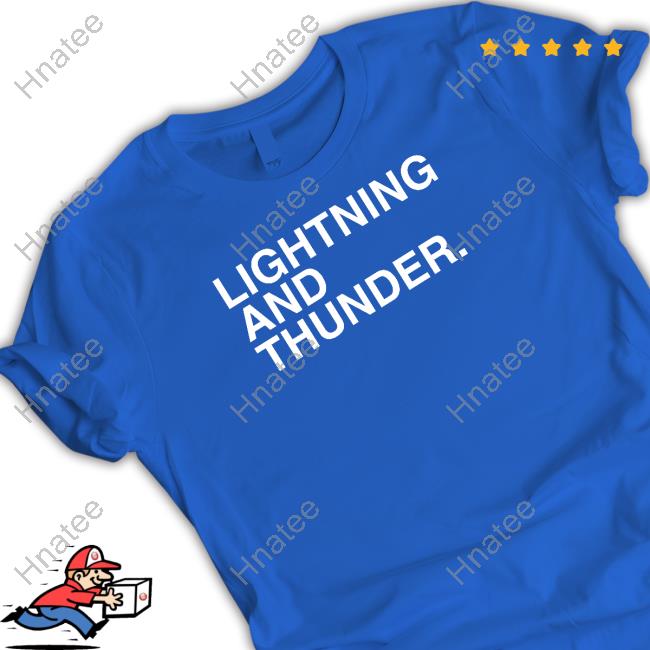 Official Lightning And Thunder T Shirt