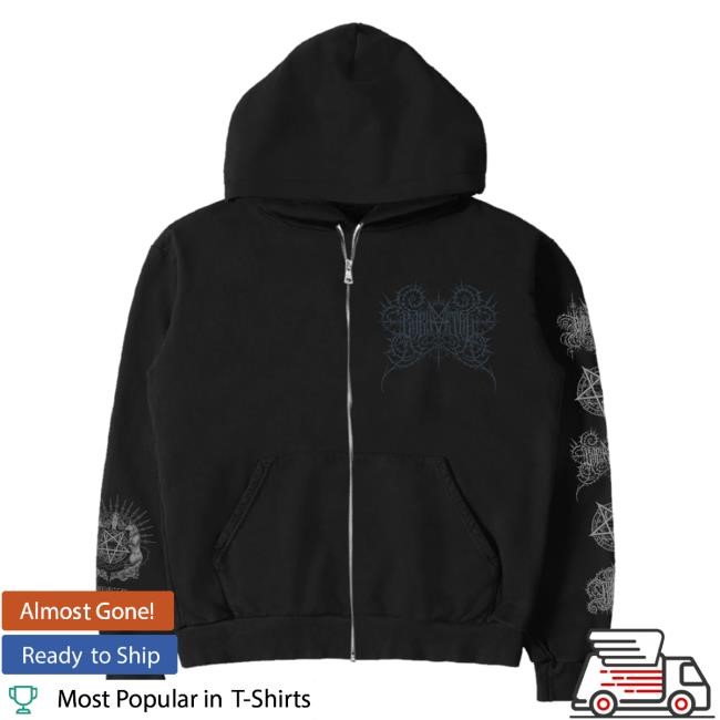 Baby Metal Official Merch Store Magic Circle Zip Sweatshirt Hooded
