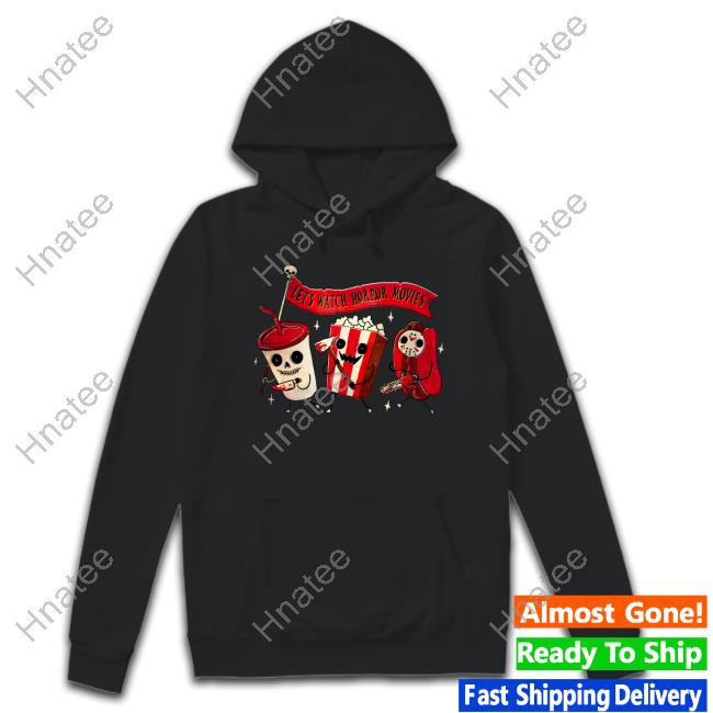 Official Baseball Chickie Let's Watch Horror Movies Shirts