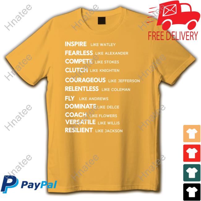 Official Courtney Deifel Inspire Like Watley Fearless Like Alexander Shirt