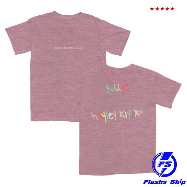 Official Hayley Kiyoko Merch Store Embrace What Makes You, You Crew neck Dusty Mauve HayleyKiyoko