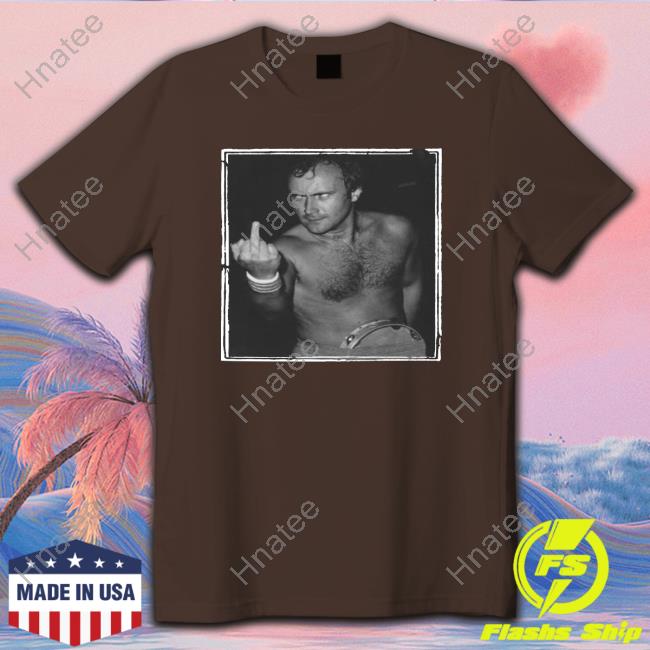 Phil Collins Long Sleeve Tee Shirt Official Phil Collins Shirt