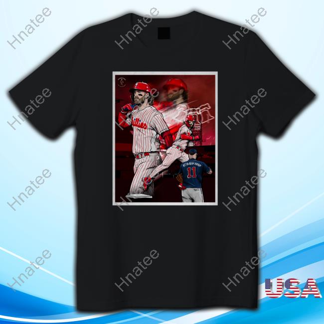 Official Dhwani Game Ov3r If Looks Could Kill Bryce Harper Tee Shirt