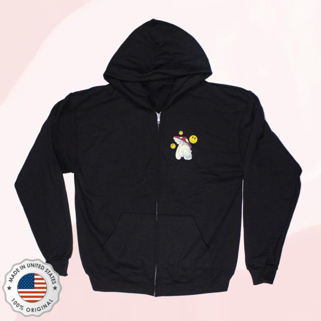 Official Slinger Apparel Store Shop Spiritual Advisor Champion Zip Up Crew neck Black Pyroscopic