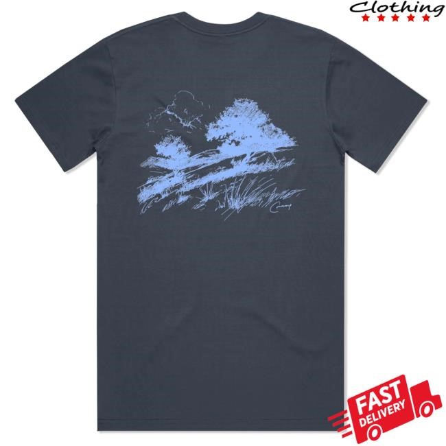 Official Caamp Merch Rolling Hills Sketch Pocket Shirt