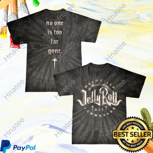 Official Jelly Roll Clothing Shop Merch Logo Tie Dye Top Shirt Jellyroll615 Store