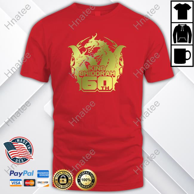 Godzilla Shop Merch King Ghidorah 60Th Anniversary Shirt 2024