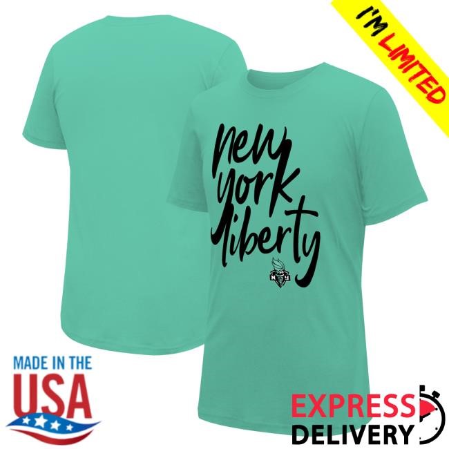 Official Ny Liberty Merch Store Unisex Stadium Essentials Mint New York Liberty Legend Top Shirt Ny Liberty Apparel Shop