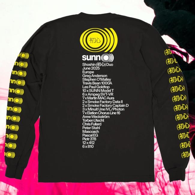 Aegles Summer Tour 2025 Sunn O))) Longsleeve Exclusive