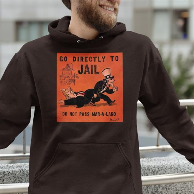 Go Directly To Jail Do Not Pass Mar A Lago T-Shirts Benjamin Kuehl TwistedHorror75 Go Directly To Jail Do Not Pass Mar A Lago Tee Shirt