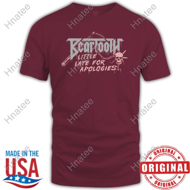 Beartooth Merch Little Late For Apologies Long Sleeve T-Shirt