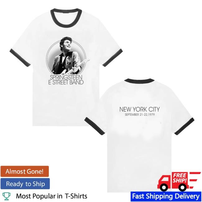 Officia Bruce Springsteen Merch Store Retro Ringer No Nukes Attractive Shirt