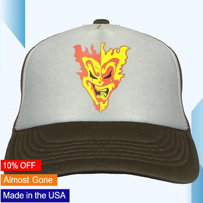 Official Icp Merch Clothing Store Insane Clown Posse "Jeckel Brothers" Trucker Cap In Brown