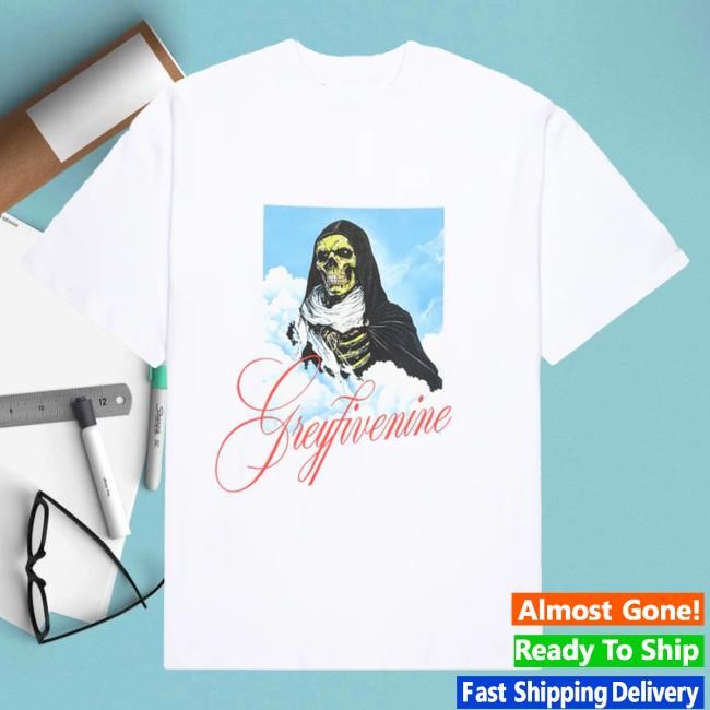 Official G59 Records Merch G59 Reaper Tshirt (White) G59Records