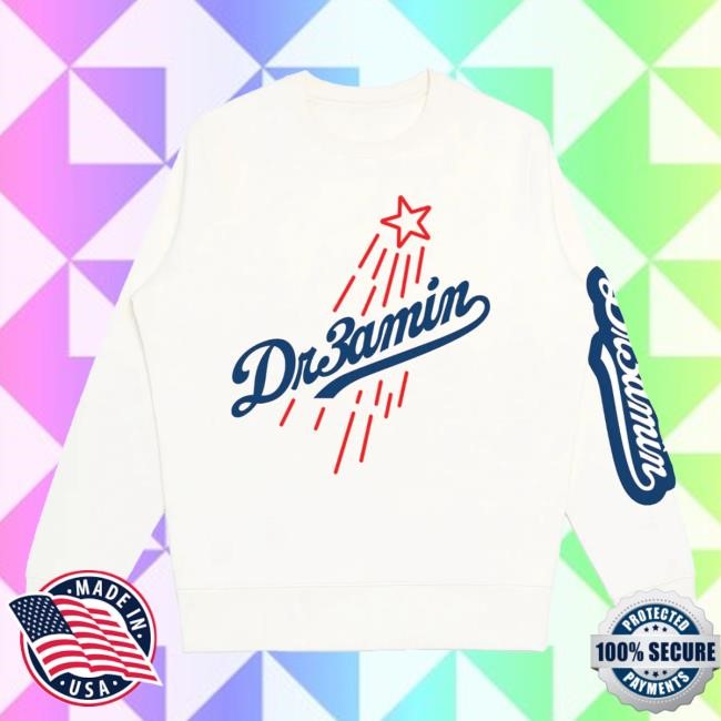 Official Clix Merch LA Star Crew neck Sweatshirt - White Clix Dr3amin Clothing Shop Dr3aminClothing