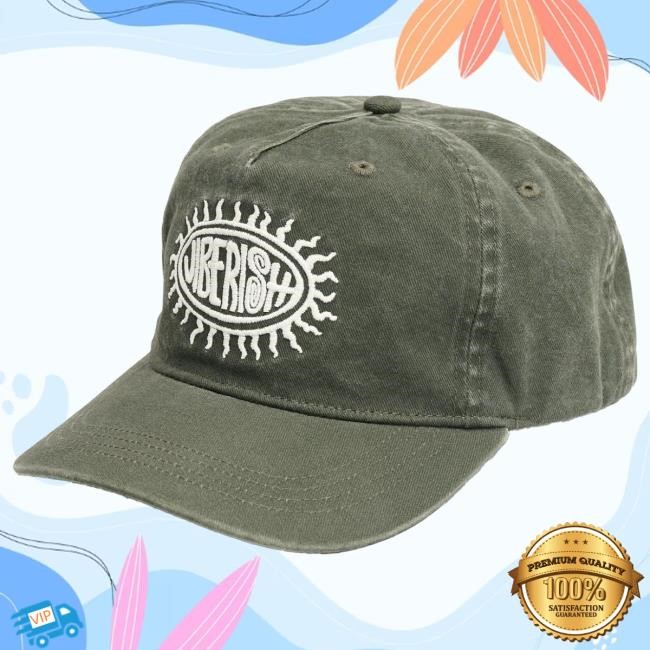 Official Jiberish Clothing Jiberish Daystar Denim 5-Panel Overdyed Green Cap