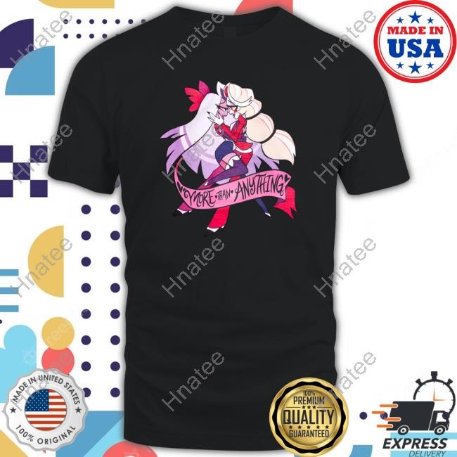Official Hazbin Hotel Chaggie More Than Anything Tee Shirt