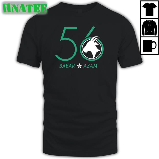 Pcb Shop 56 Goat Babar Azam Tee Shirt Pakistan Cricket