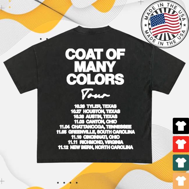 Official Brandon Lake Merch Store Coat Of Many Colors Tour Hot Shirt Brandon Lake Apparel Clothing Shop Brandonlake