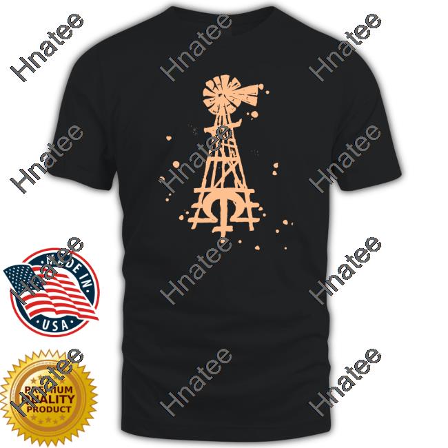 Melissa Etheridge Store Windmill Logo Charcoal Long Sleeve Tee Shirt Melissaeth Eridge