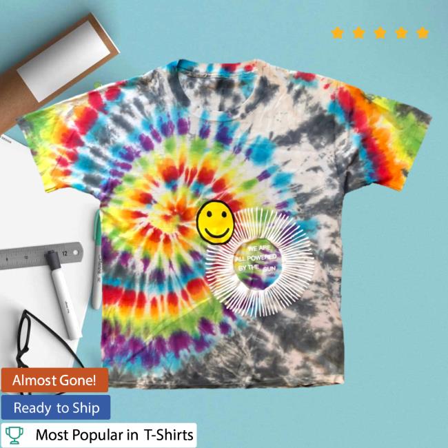 Dead Clothing Store Shop Cpfm We Are All Powered By The Sun 1/1 Tie Dye T-Shirt Gratefuldead Merch Cactus Plant Flea Market