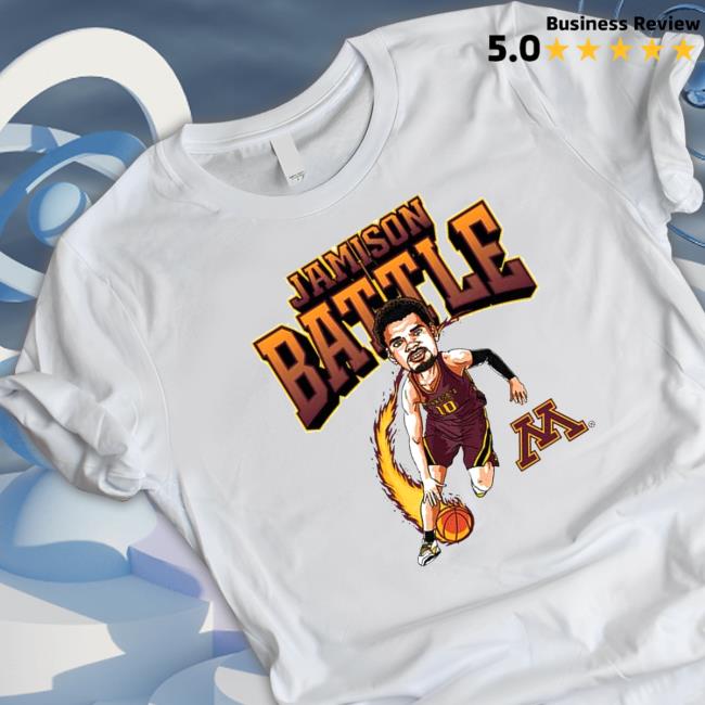 Official Minnesota Ncaa Men’s Basketball Jamison Battle T-Shirt