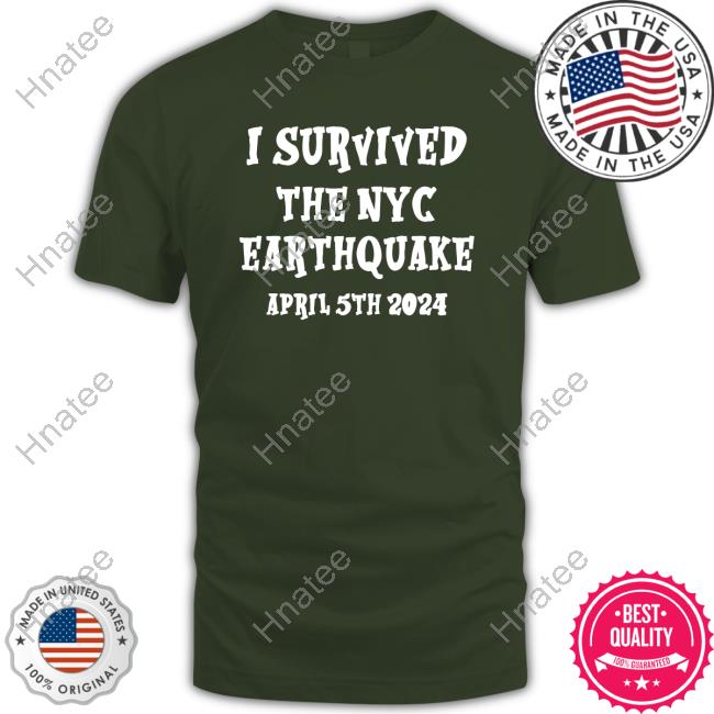 The New Jersey, New York City Earthquake Limited Edition Shirt 2024