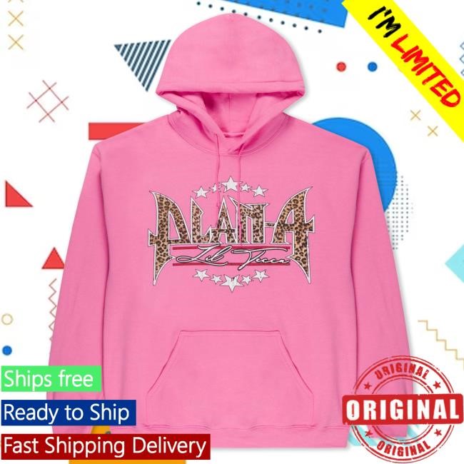 Lil Tecca Plan A Metal Logo Pullover Hoodie (Pink)