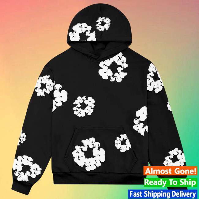 The Cotton Wreath Crewneck Sweatshirt Black