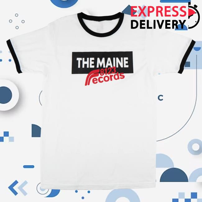 81 Twenty Three Merch The Maine/8123 Records Ringer Tees