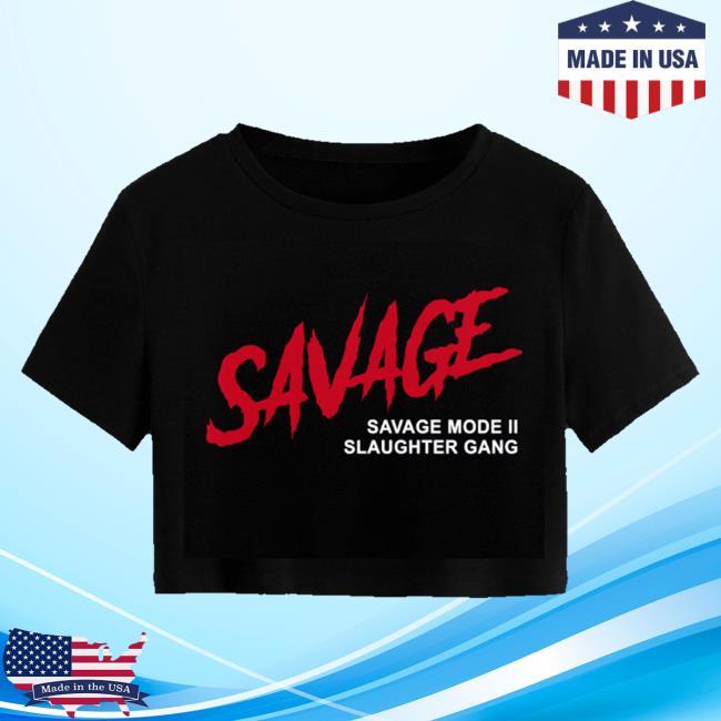 Official 21 Savage Merch Store Savage Cropped Tee 21 Savage Apparel Clothing Shop 21Savage