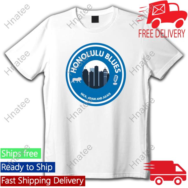 Official Honolulu Blue Logo Shirts