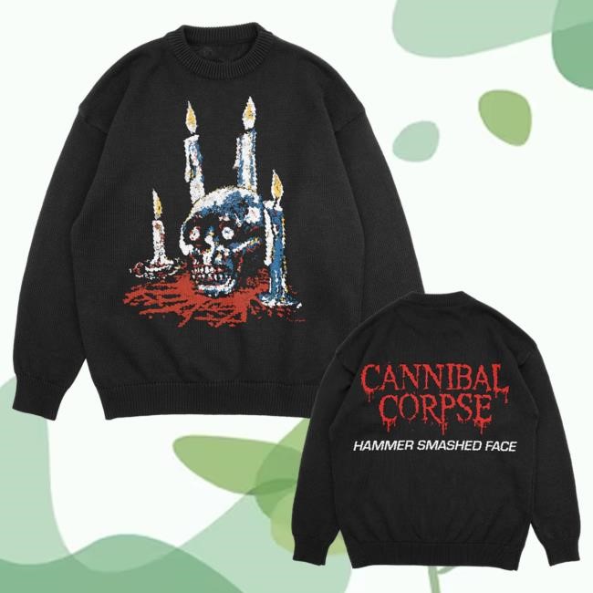 Official Cannibal Corpse Merch Cannibal Corpse Ritual Candles Hood (Black)