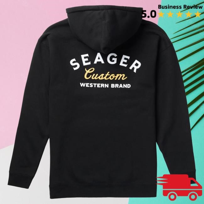 Official Seager Clothing Store Shop Seager Badlands Mid-Weight Crewneck Black Seagerco