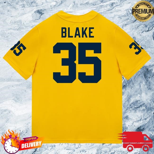 The M Den Michigan Wolverines #39 Max Reyes Student Athlete Maize Football Jersey Tee