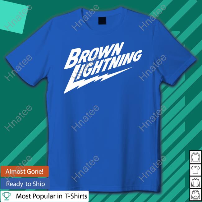 Lamorne Shop Brown Lightning Shirt