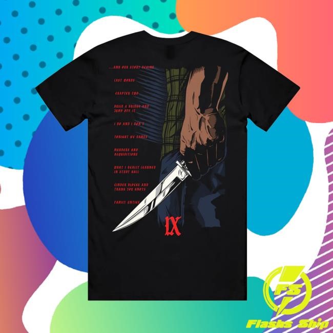 Ice Nine Kills Last Chance To Make Amends Tee Shirt Ice Nine Kills Merch Shop