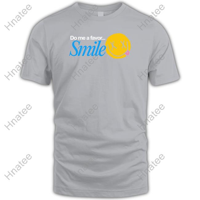 Official Bobby Mares Do Me A Favor Smile Black T Shirt