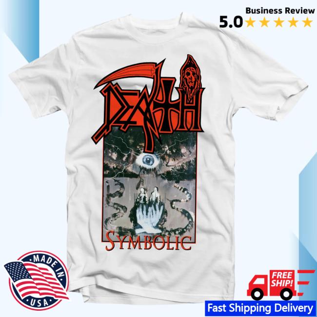 Official Indie Merch Store Shop Death "Symbolic" T-Shirt IndieMerchStore