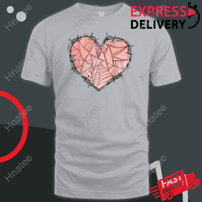 Web Heart Crewneck Sweatshirt