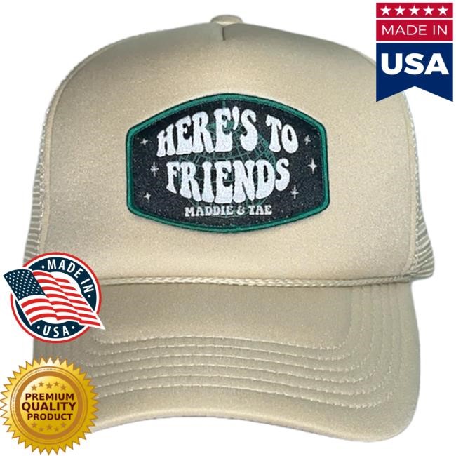 Official Maddie & Tae Store Khaki Here's To Friends Trucker Hat Maddie And Tae