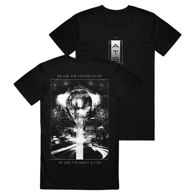 Official After The Burial Merch Great Divide Black Tee