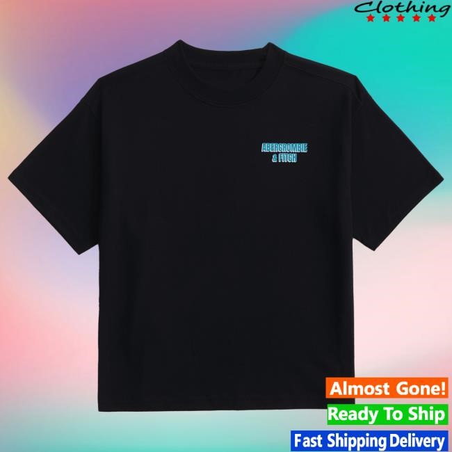 Official Abercrombie And Fitch Shop imagery graphic logo Top Shirt