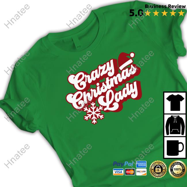 Official Hillbillies Apparel Merch Crazy Christmas Lady Hoodie