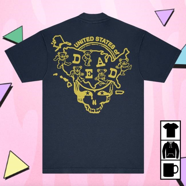 Grateful Dead New York United States of Dead Tshirt | Grateful Dead Merch Store Official