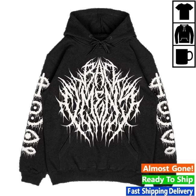 Bad Omen Death Metal Hoody (White Variant) Bad Omen Merch Shop
