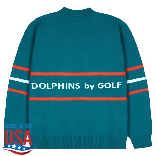 Official Tyler The Creator Merch Store Shop Dolphins Jacquard Sweatshirt By Golf Wang