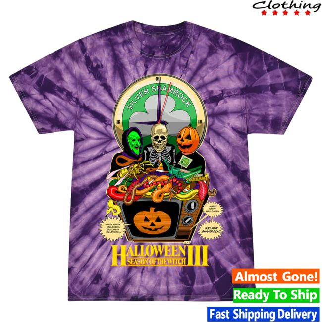 Official Cavity Colors Halloween III The Big Giveaway 3D Tie Dye Hot Shirt Cavitycolors