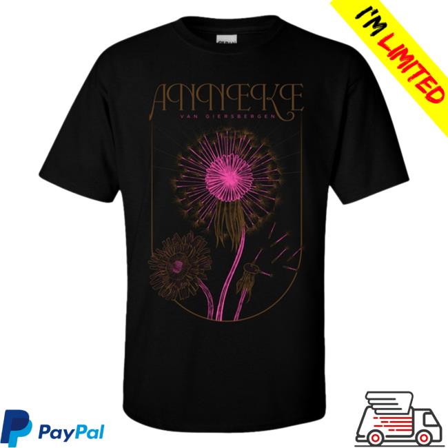 Official Anneke Merch Anneke Van Giersbergen Flowers Tee Shirt
