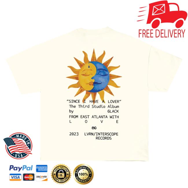 Official 6Lack Store Shop Sihal Sun T Shirt - Cream